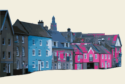 Future Norfolk row of houses